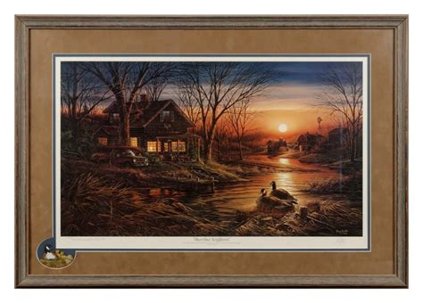 Artist proof edtion of 2,950 signed and numbered prints. . Terry redlin prints signed and numbered